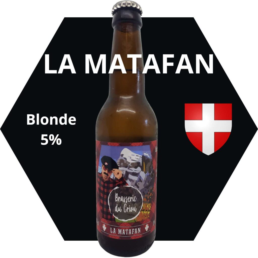 Nouveauté 2023 bière La matafan Brasserie du criou