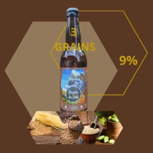 Bière 3 Grains (triple) 9% – Pack 6x33cl