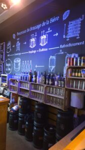 arrière bar brsasserie du criou